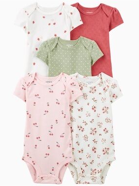 Carter’s 5 Pack Short Sleeve Bodysuits